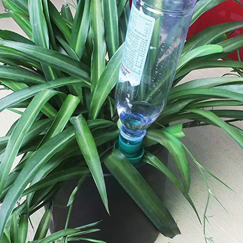 Green ceramic plant water dripper for cola bottle automatic irrigation system