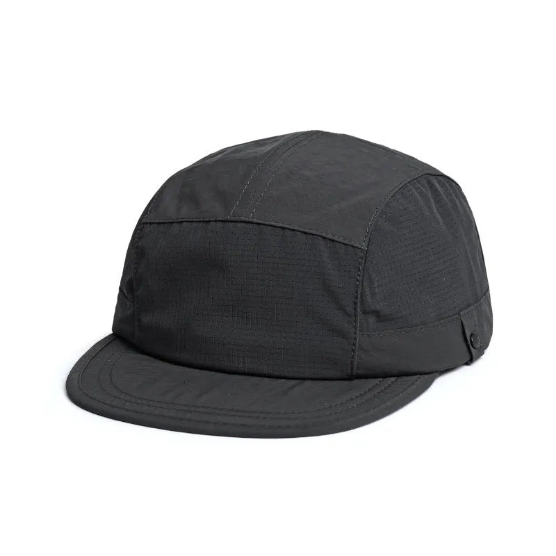 Army green baseball cap with a dome crown and soft tongue on a neutral background.