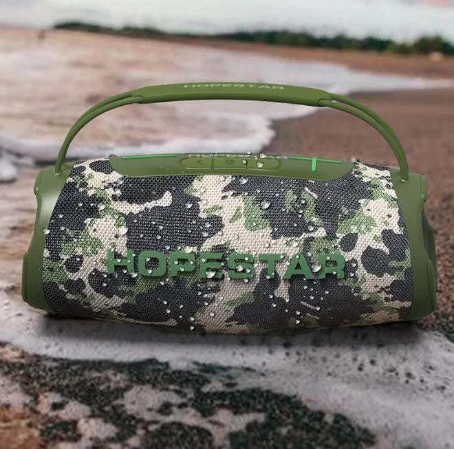 H53 waterproof wireless Bluetooth speaker in rugby style, 35W, 5200mAh, four colours