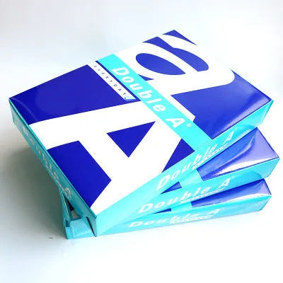 Pack of A4 copy paper 70g white 500 sheets with blue and pink colour options