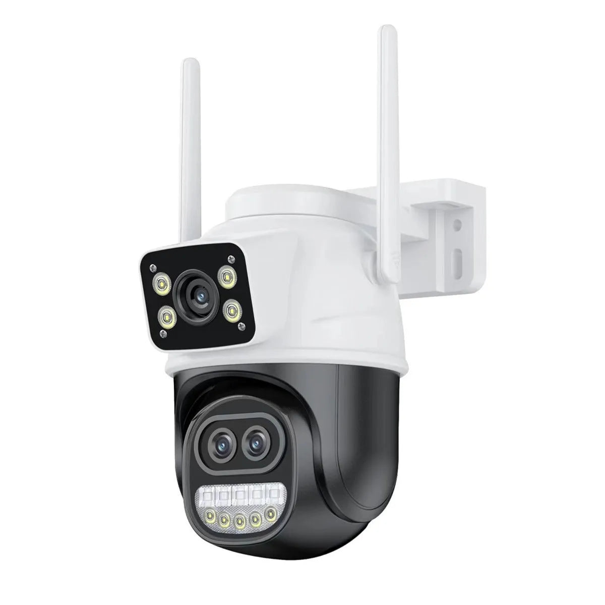 QX127 binocular wireless home surveillance camera with dual light night vision and UK power supply