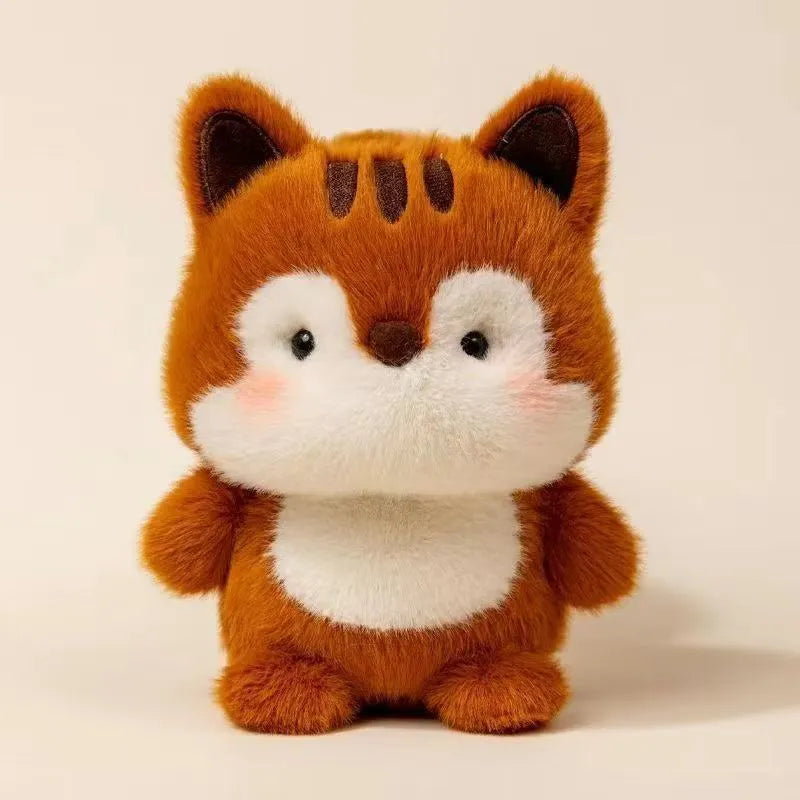16cm short plush animal toy doll table decoration in eight colours including bear, rabbit, and penguin