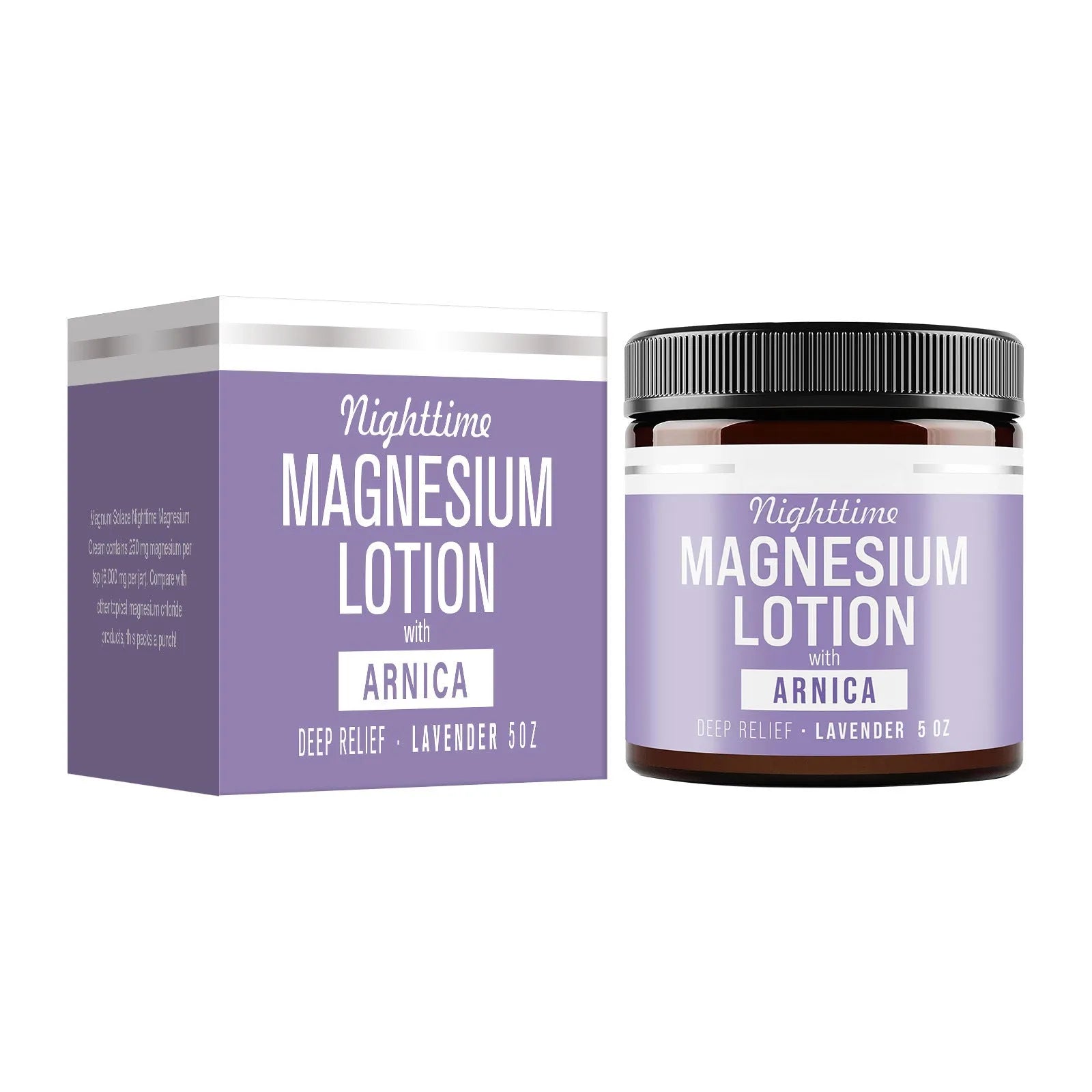 150ml magnesium body butter cream tub with shea butter and arnica extracts