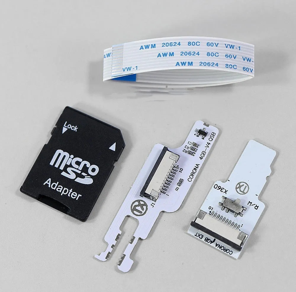 Simple creative personalised card reader with memory card inserted, non-wireless design
