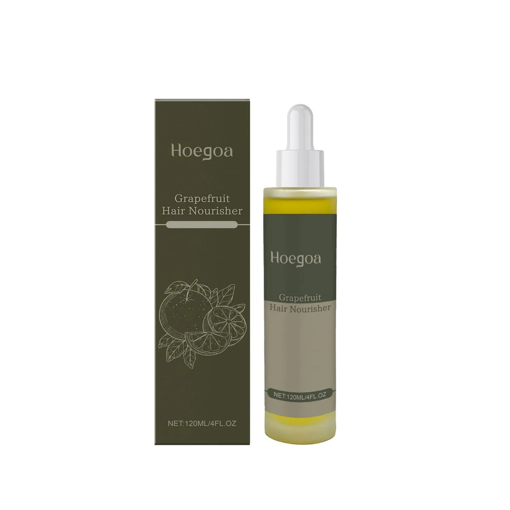 120ml bottle of Grapefruit Hair Conditioner with ginger, grapefruit, and rosemary oils.