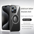 Creative Phone Case Pivot Protective Cover Advanced Magnetic Transparent Silicone Drop-resistant for Apple iPhone