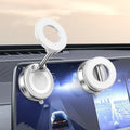 Magnetic car phone holder with vacuum suction cup, 7.5W, shown in black or white styles 283, K007 and K009