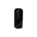 Black, red, and orange silicone protective sleeves for PTZ camera bodies in small and medium sizes