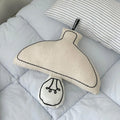 Fabric LED wall hanging bedside lamp, 29x27cm, beige pink or blue shade, for baby feeding