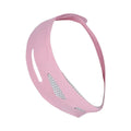 Elastic V face bandage in pink colour for facial support and skincare routines