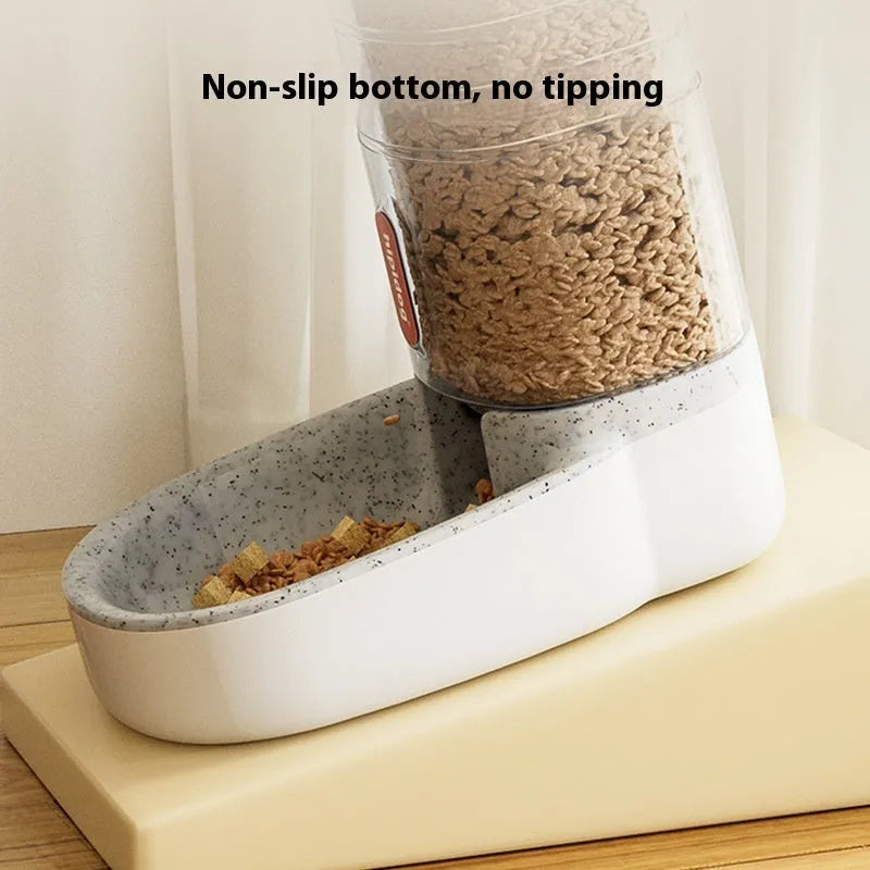 Grey automatic pet water fountain with 3.8-litre large capacity for cats and dogs