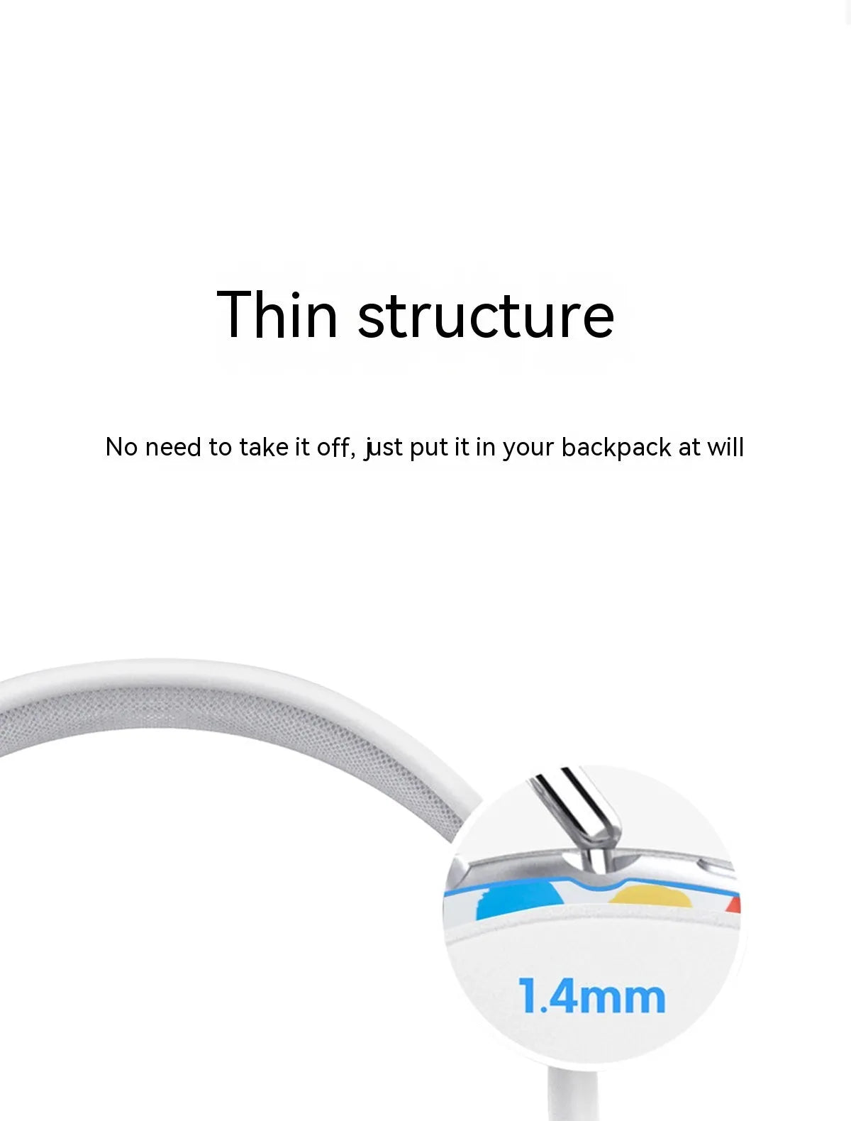 White and grey wave point pattern hard-shell protective case for Apple AirPods Max headphones