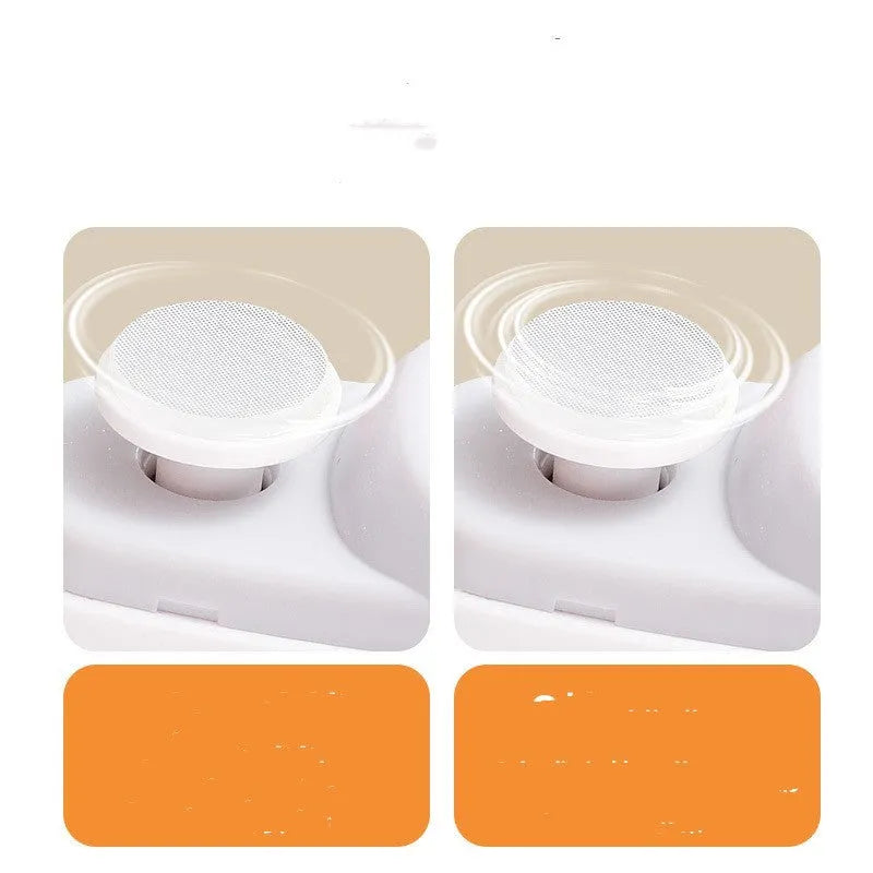 Home electric nail sharpener fully automatic with light in plastic, 85x68x33mm, available in white pink purple