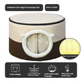 Winter warm closed cat house made of soft cloth, available in three sizes for cats and small dogs