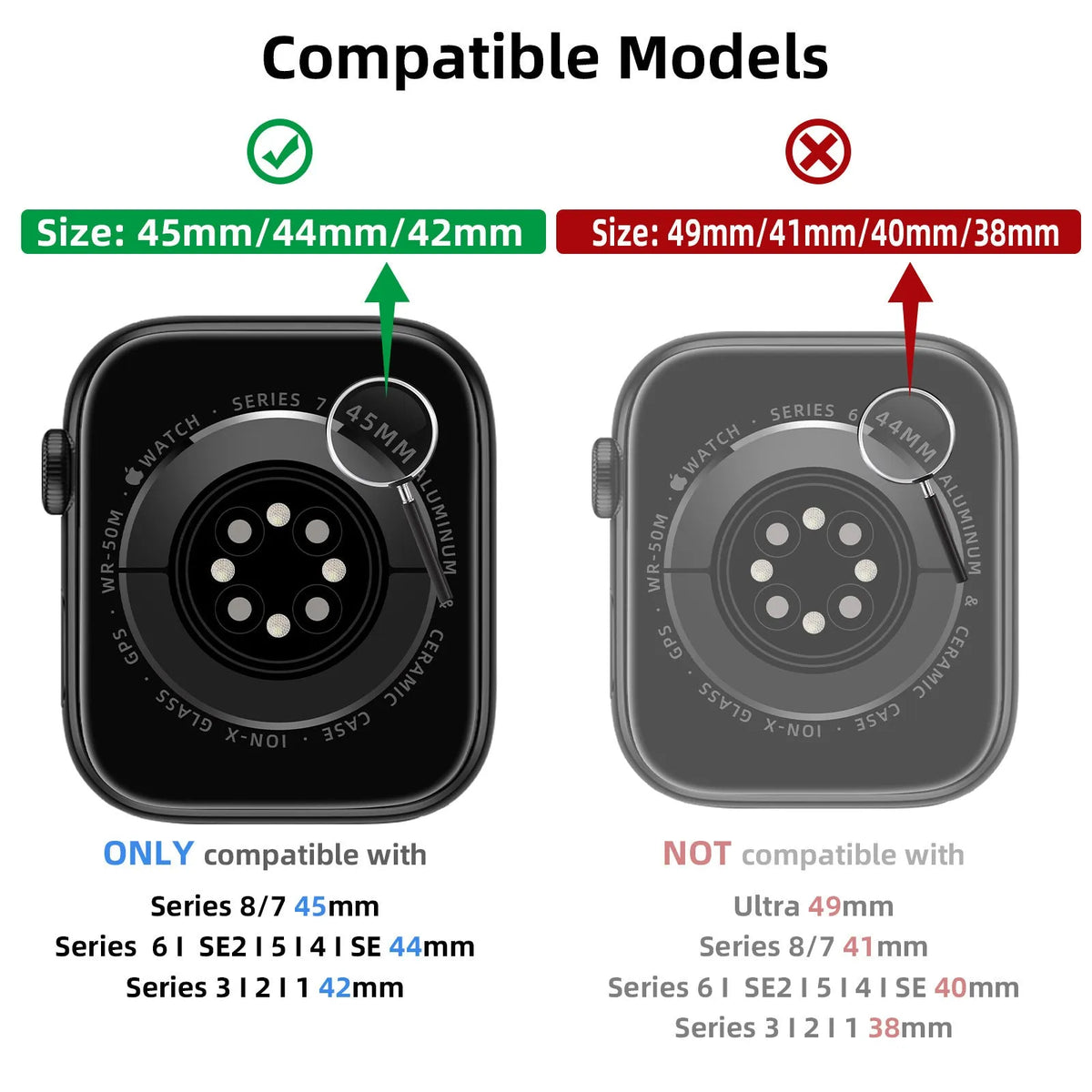 Camouflage TPU protective watch case with integrated strap for Apple Watch 42mm 44mm 45mm in black gray and green
