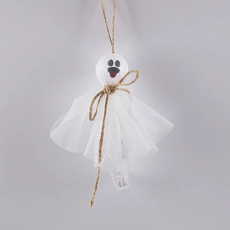 Halloween ghost LED lighting chain with 20 colourful lights and battery box