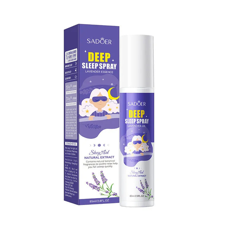 85ml natural sleep spray bottle with lavender and valerian root extract for aromatherapy