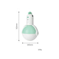 Green and orange electric cat toy with automatic induction switch and self-balancing movement
