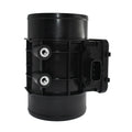 Black plastic automotive air flow meter with standard specification for car engine systems
