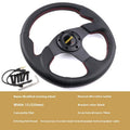 13 inch Bride microfiber leather car steering wheel, 345mm flat plate, black bracket, 70mm screw hole spacing