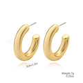 Acrylic geometric water drop earrings with electroplated glossy finish, simple style
