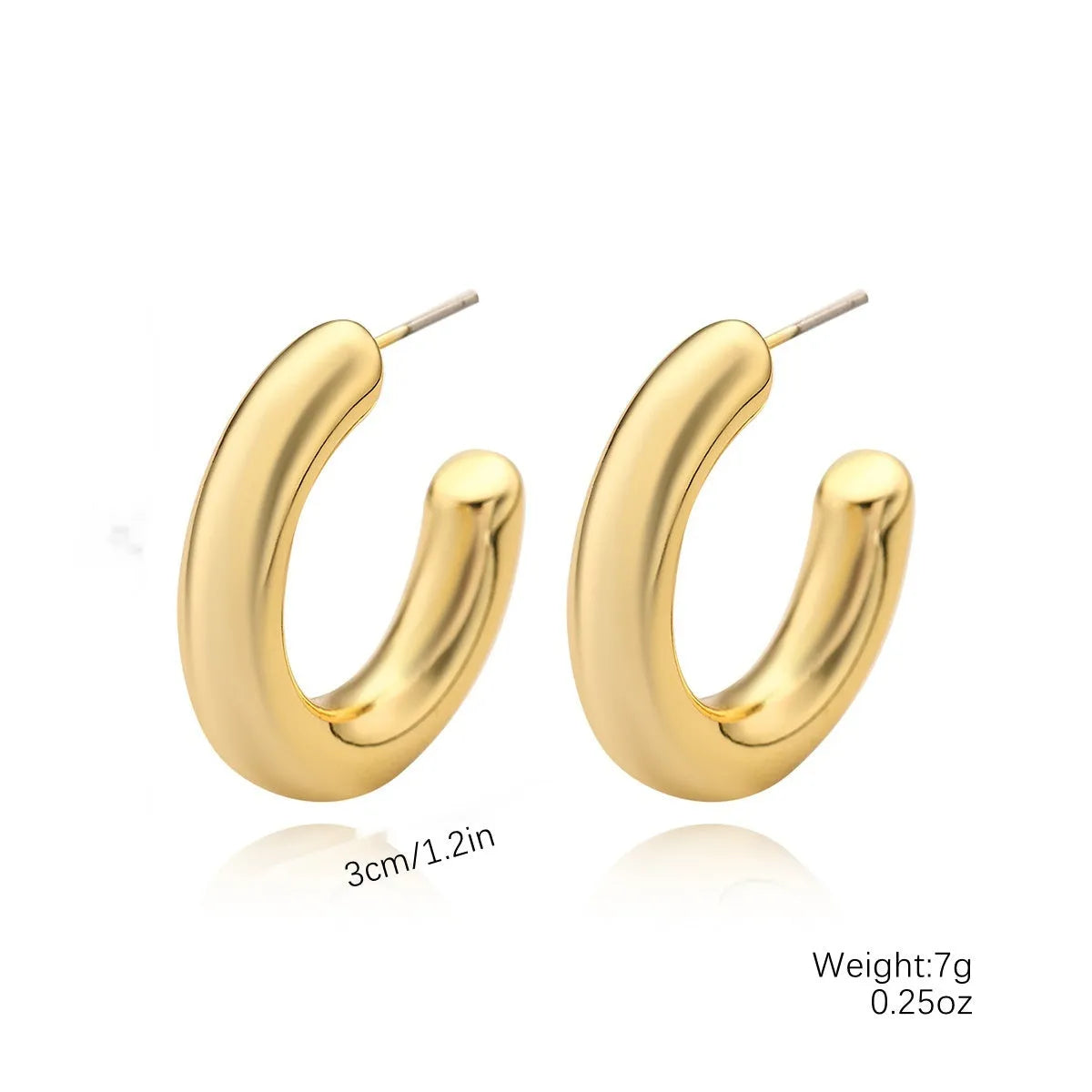 Acrylic geometric water drop earrings with electroplated glossy finish, simple style