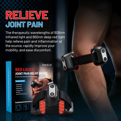 Black adjustable strap shoulder pain physiotherapy instrument with three gear settings