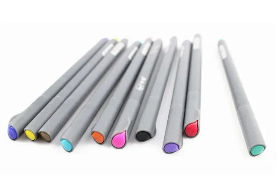 Pack of ten 0.38mm syringe-style technical drawing pens for architectural drafting