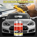 Car scratch repair polishing wax with distribution towel and magic sponge