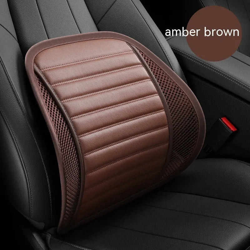 Memory foam lumbar support cushion for car seats in five colour options