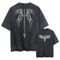 Men's oversized cotton t-shirt with drop-shoulder sleeves in loose casual fit