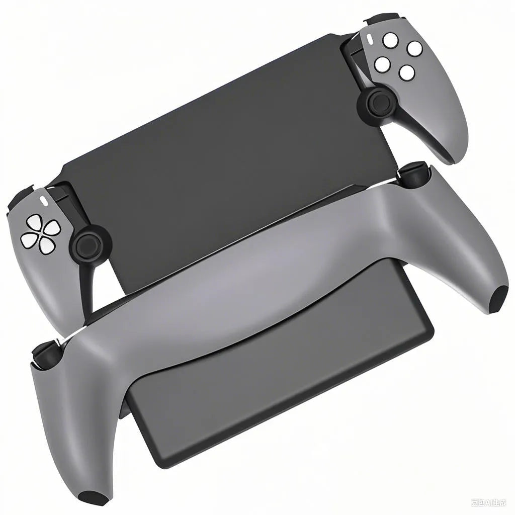 Detachable replacement protective shell for PS5 Portal in black ABS material with dimensions 33x13.5x4.5 cm