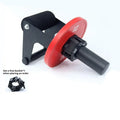 Shin trainer with iron foam core and foam padding with buckle, suitable for 50mm barbell disks, home fitness equipment