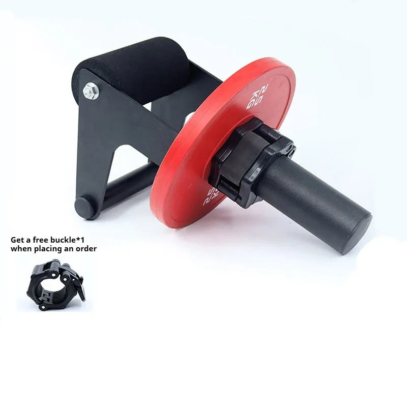 Shin trainer with iron foam core and foam padding with buckle, suitable for 50mm barbell disks, home fitness equipment