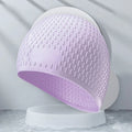 Silicone swimming cap for adults in multiple solid colours including fashion shades
