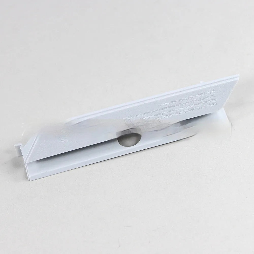 Black and white plastic hard drive baffle cover for 3.5-inch internal computer drives