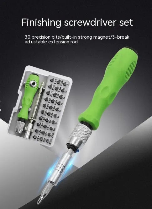 32-in-1 precision screwdriver combination tool for mobile phone and digital device repair