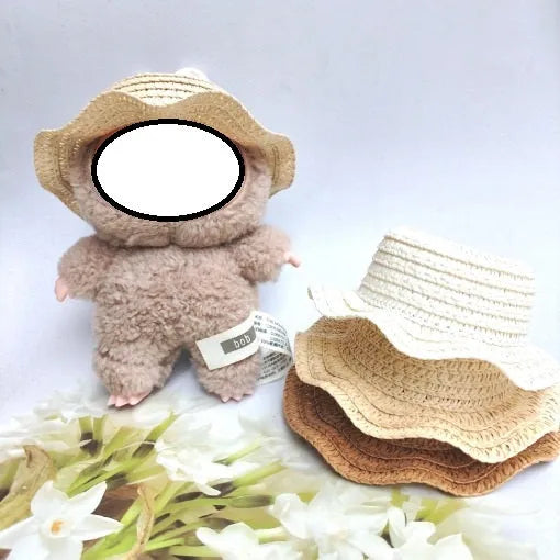 Leak-proof papyrus sunhat in white, beige, and khaki, height M and L