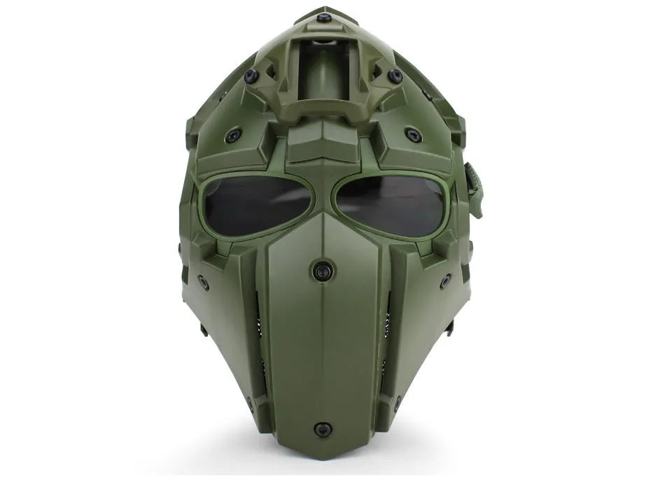 Ronin Tactical Helmet in polymer with adjustable straps and EVA pad, shown in black