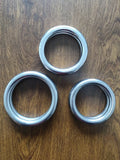 Carbon steel Wing Chun training ring in three sizes for martial arts strength development