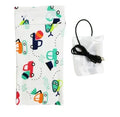USB milk warmer insulated bag, 28cm x 13cm, cotton spandex, 5V bottle heater cover for pram travel