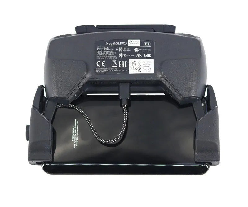 15cm Type-C data cable with metal connector and black nylon PVC exterior for remote control charging
