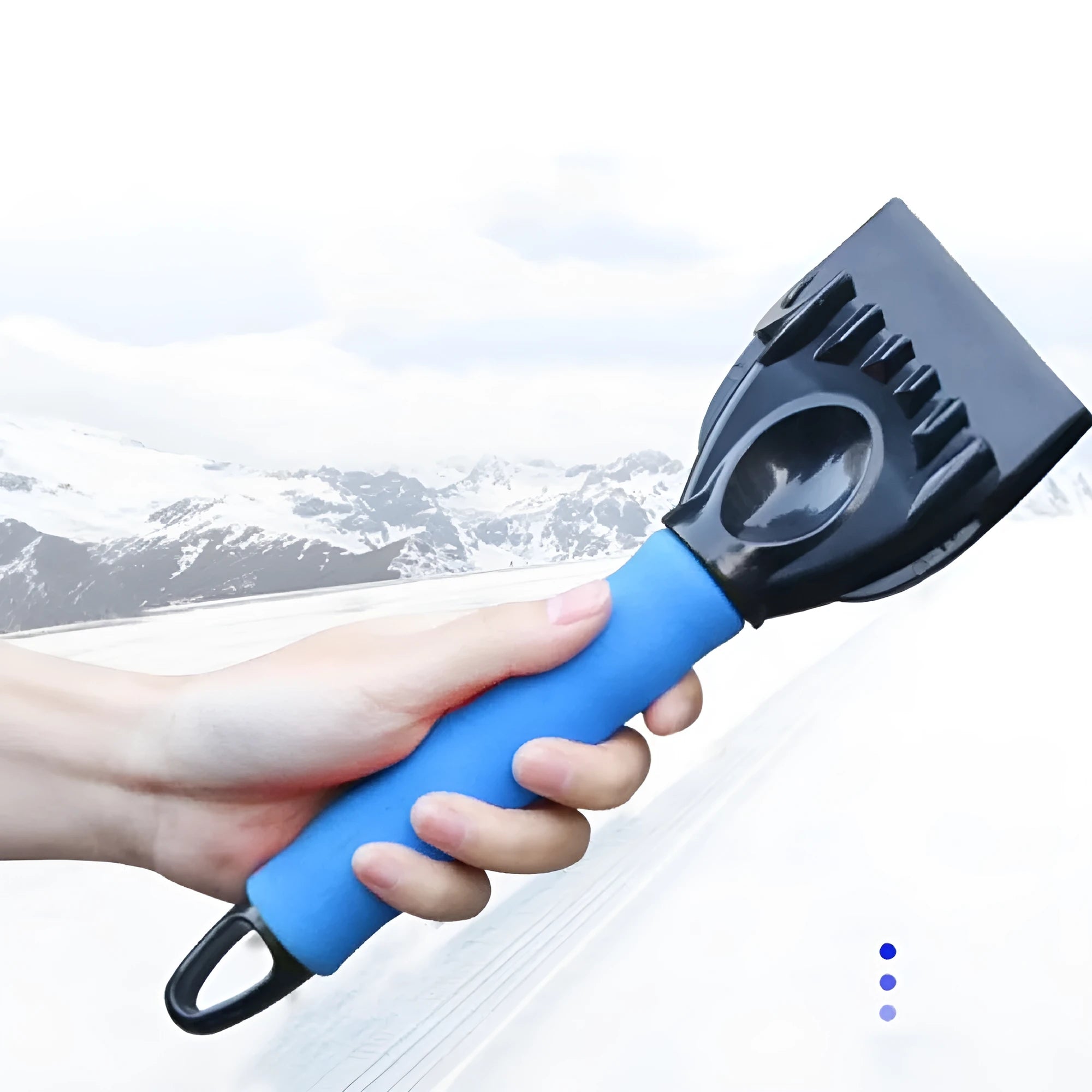 Car de-icing plastic spatula snow shovel tool for windscreen glass cleaning