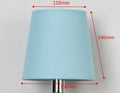Modern minimalist fabric lampshade with horizontal paste construction in multiple colour options