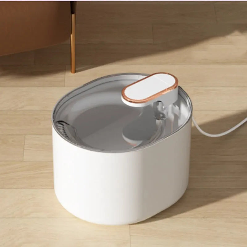 Automatic pet water fountain with USB cable, water pump, and filter element for cats and dogs in Berlin Blue colour