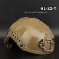 ABS tactical helmet full protection version, 27 x 22.5 x 16 cm, in black, green, grey or mud colour.