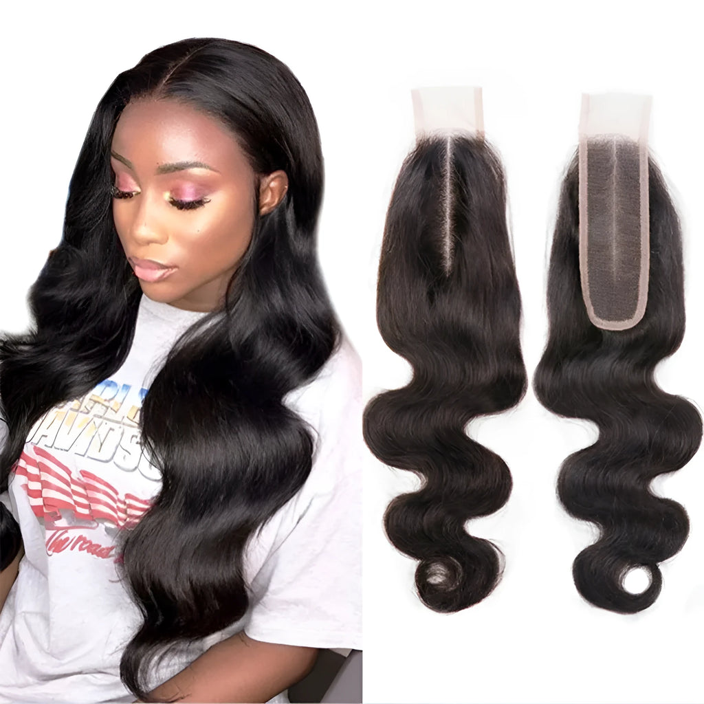 Natural colour straight human hair women's wig shown on a stand, available in lengths from 8 to 20 inches.