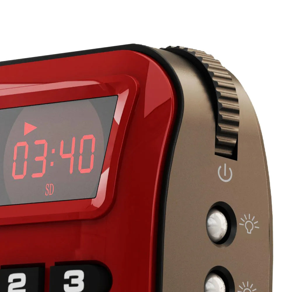 Rolton W405 portable FM radio speaker with MP3 player in compact design with LED display