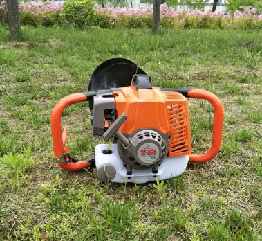 Portable single-person gasoline-powered hole digger for fruit tree fertilization digging, default size
