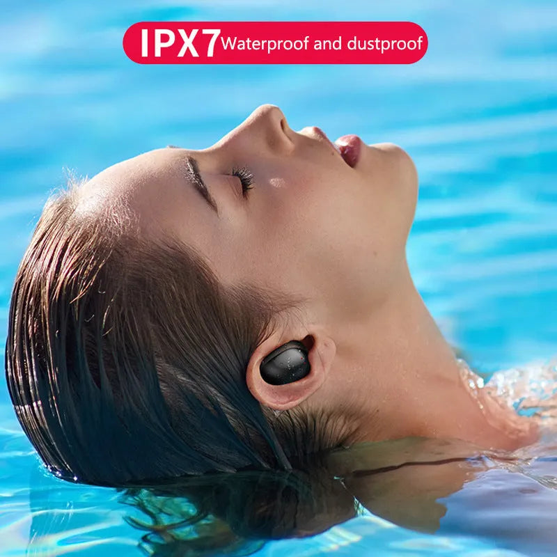 Wireless Bluetooth stereo earphone with 10m range, bilateral earbuds